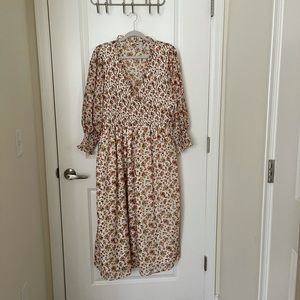 Floral midi dress
